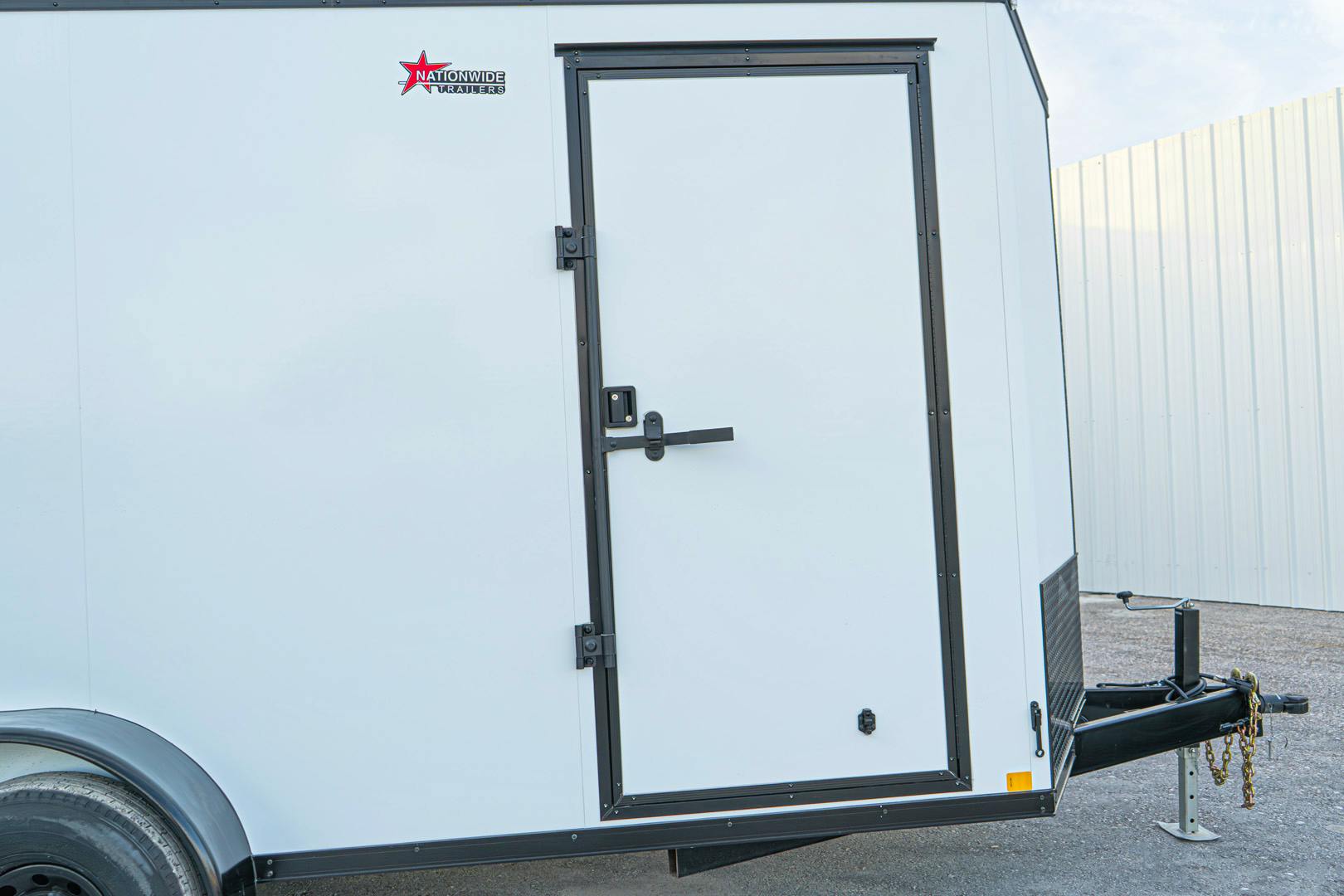 CellTech 7'x16' All-Steel Enclosed Cargo Trailer w/ Rear Ramp Door (C2) - Stock #90753 - Image 5 of 14