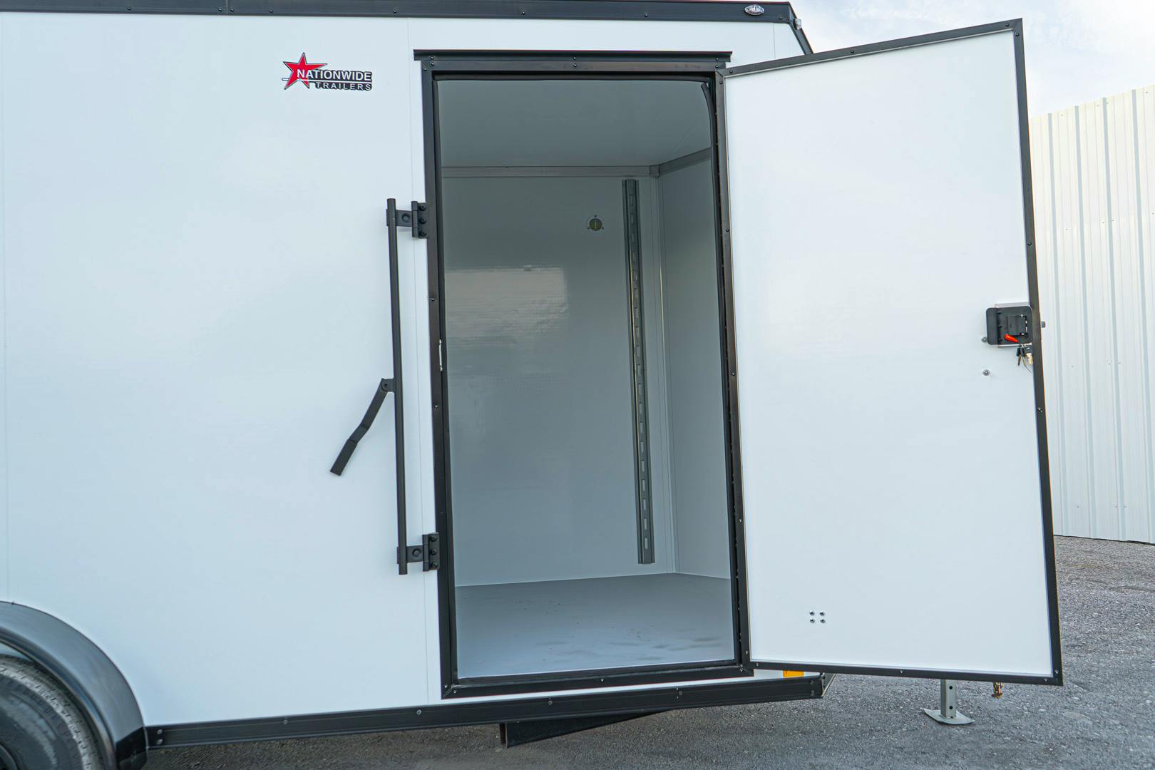 CellTech 7'x16' All-Steel Enclosed Cargo Trailer w/ Rear Ramp Door (C2) - Stock #90753 - Image 6 of 14