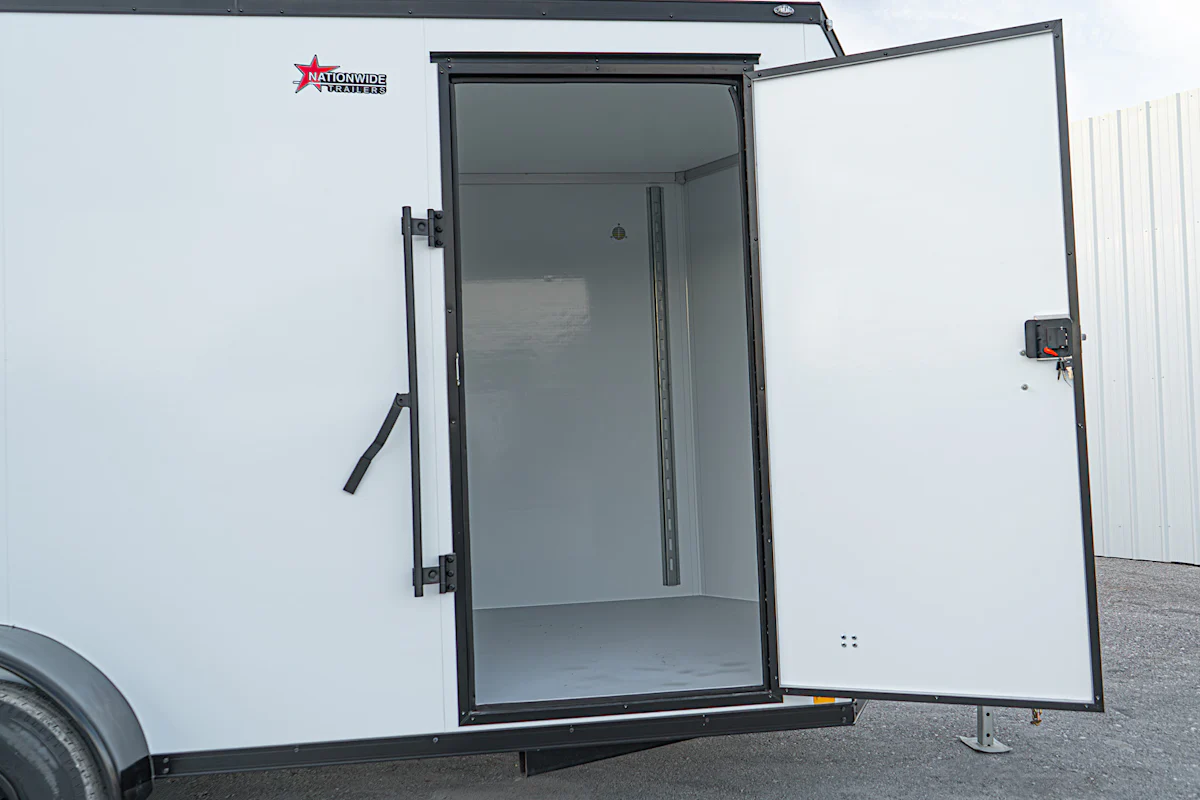 CellTech 7'x16' All-Steel Enclosed Cargo Trailer w/ Rear Ramp Door (C2) - Stock #90753 - Image 6 of 14 CellTech 7'x16' All-Steel Enclosed Cargo Trailer w/ Rear Ramp Door (C2) - Stock #90753 - Image 6 of 14