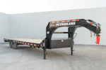 PJ Trailers 28'x102" Gooseneck Low Pro Flatbed Trailer w/ Singles (LS) Stock #90777 - Thumbnail 2