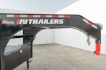 PJ Trailers 28'x102" Gooseneck Low Pro Flatbed Trailer w/ Singles (LS) Stock #90777 - Thumbnail 6