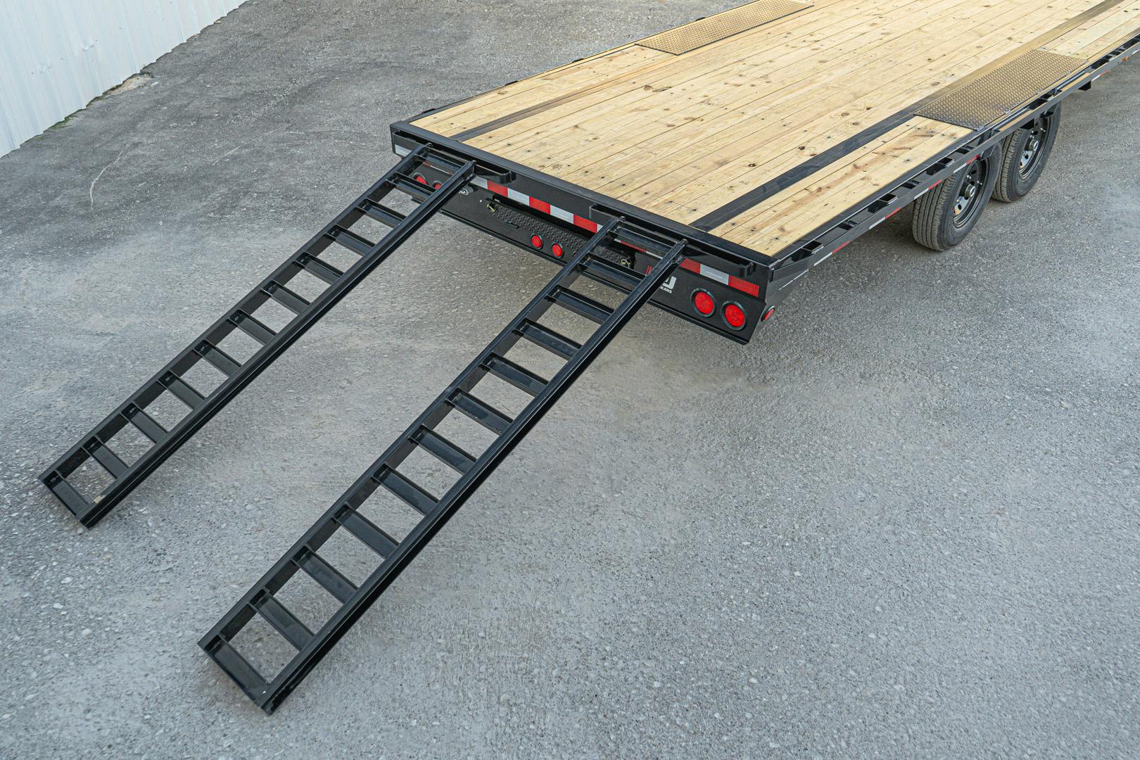 PJ Trailers 28'x102" Gooseneck Low Pro Flatbed Trailer w/ Singles (LS) - Stock #90777 - Image 18 of 20