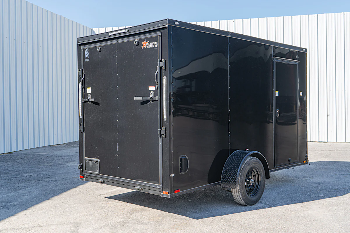 Spartan 6'x12' Enclosed Cargo Trailer w/ Rear Ramp Door (C1) - Stock #90778 - Image 5 of 18 Spartan 6'x12' Enclosed Cargo Trailer w/ Rear Ramp Door (C1) - Stock #90778 - Image 5 of 18
