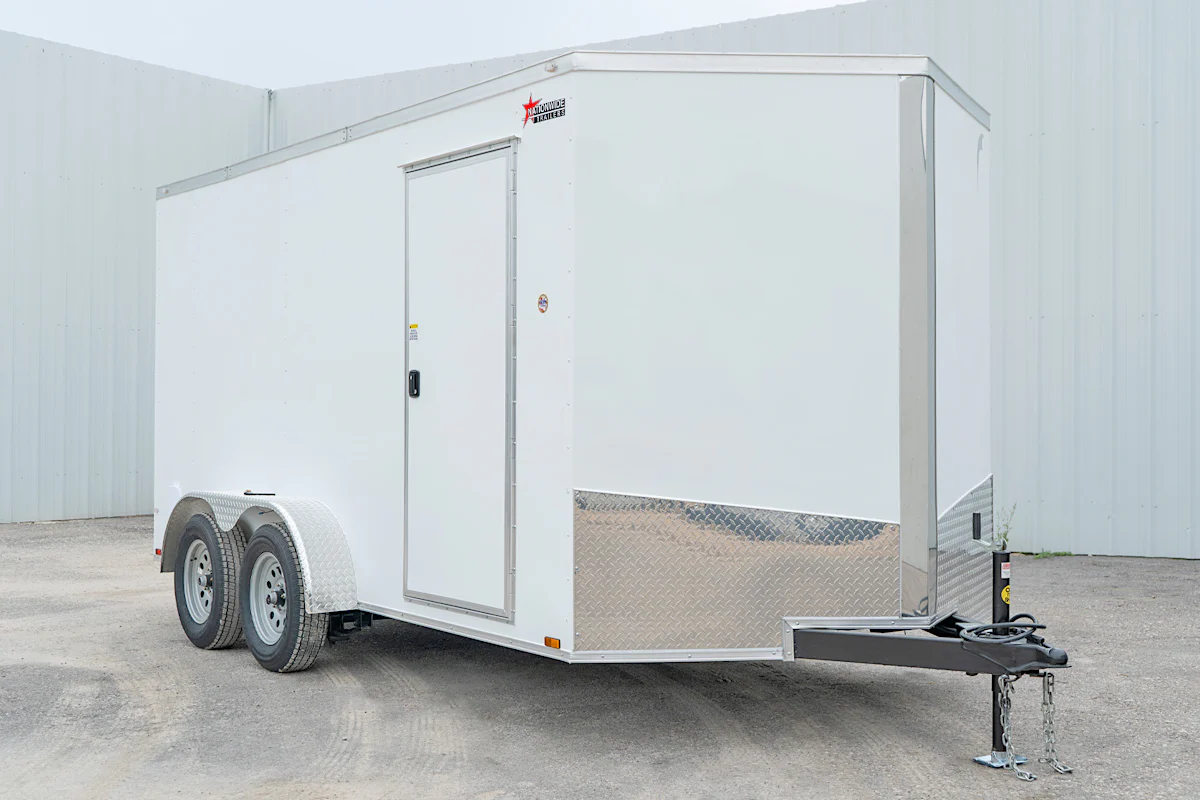 Spartan 7'x14' Enclosed Cargo Trailer w/ Rear Ramp Door (C2) - Stock #90781 - Image 2 of 19 Spartan 7'x14' Enclosed Cargo Trailer w/ Rear Ramp Door (C2) - Stock #90781 - Image 2 of 19