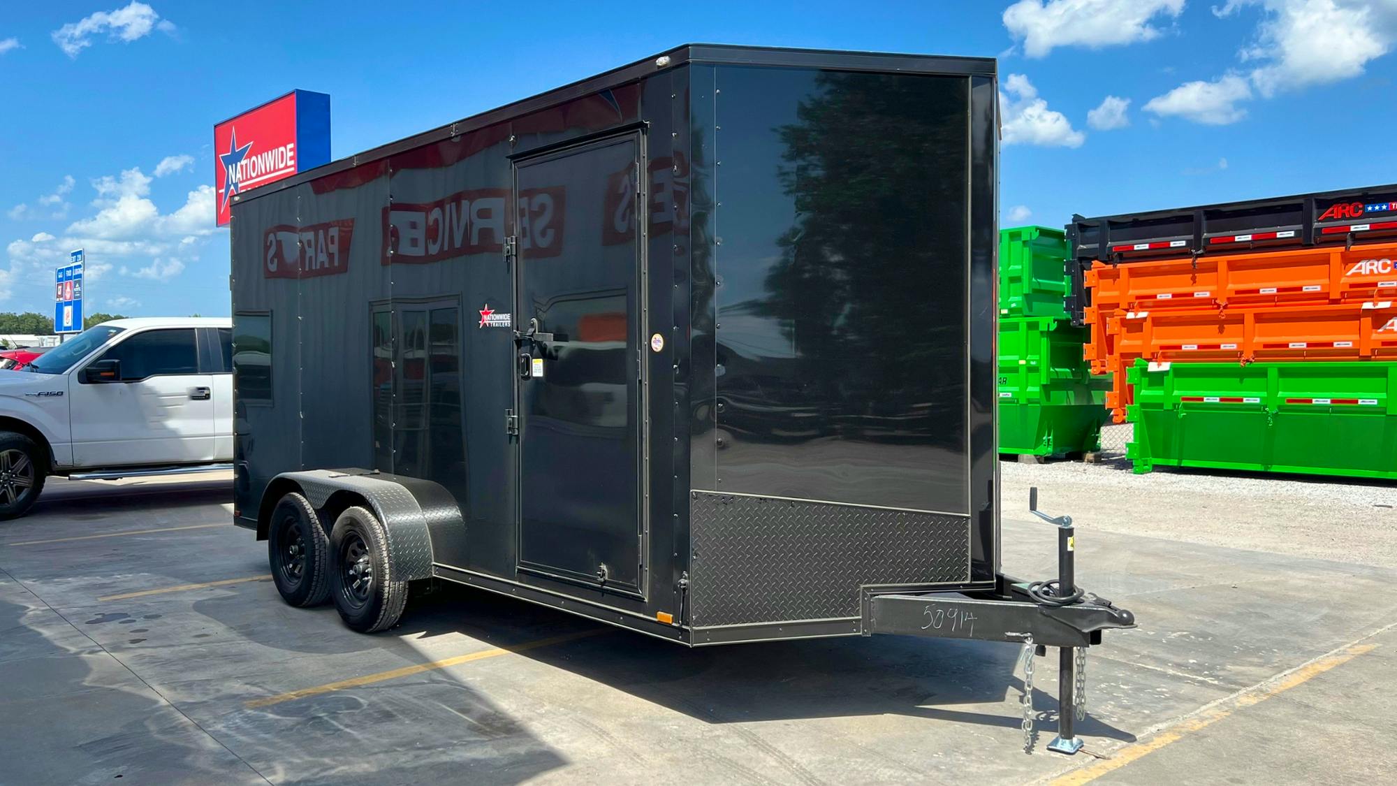 Spartan 7'x16' Enclosed Cargo Trailer w/ Rear Ramp Door (C2) - Stock #90784 - Image 8 of 9