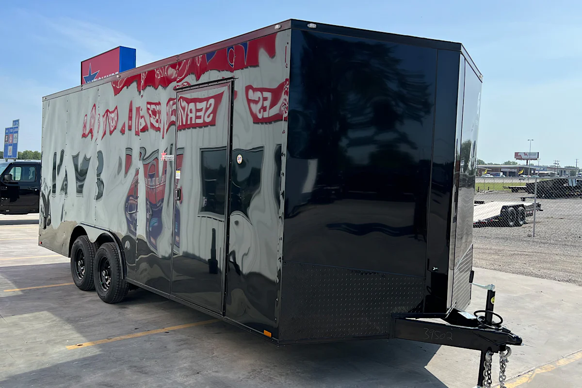 Spartan 8.5'x20' Enclosed Cargo Trailer w/ Rear Ramp Door (C2) - Stock #90788 - Image 2 of 7 Spartan 8.5'x20' Enclosed Cargo Trailer w/ Rear Ramp Door (C2) - Stock #90788 - Image 2 of 7