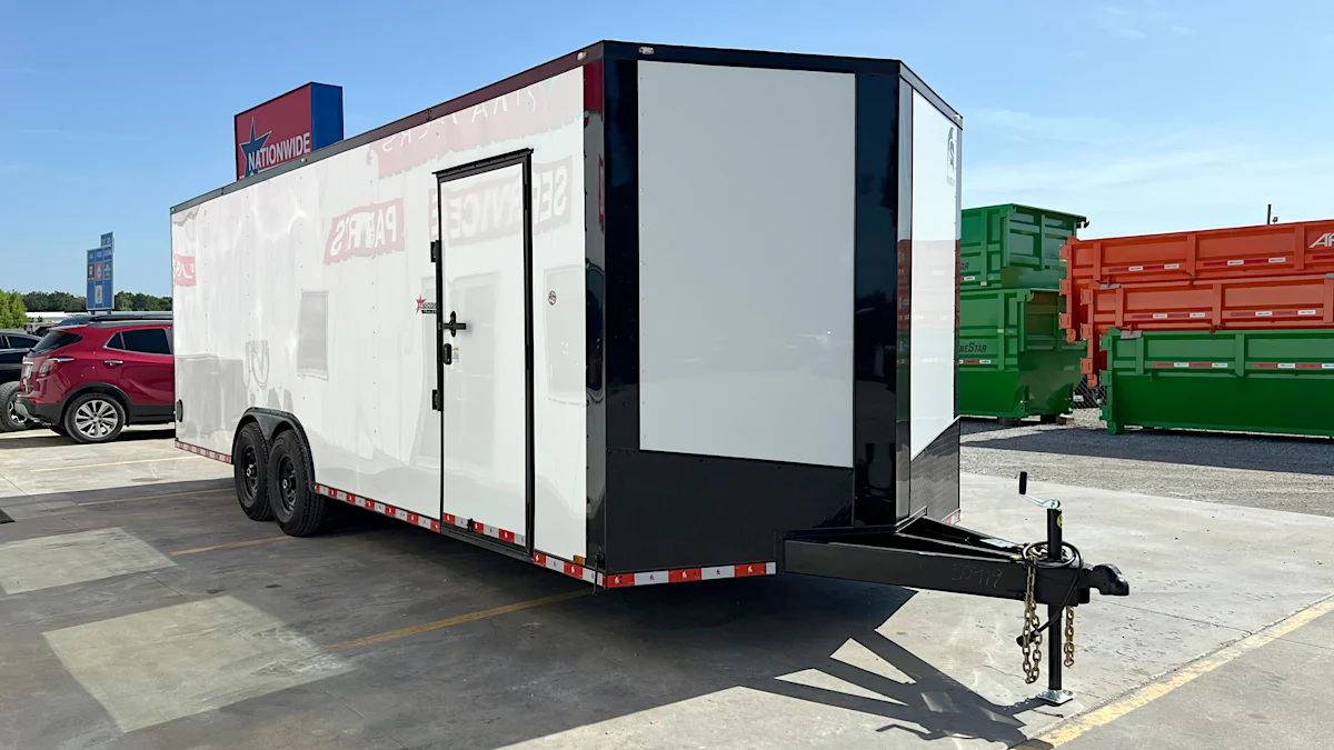 Spartan 8.5'x20' Enclosed Cargo Trailer w/ Rear Ramp Door - Stock #90789 - Image 2 of 9 Spartan 8.5'x20' Enclosed Cargo Trailer w/ Rear Ramp Door - Stock #90789 - Image 2 of 9