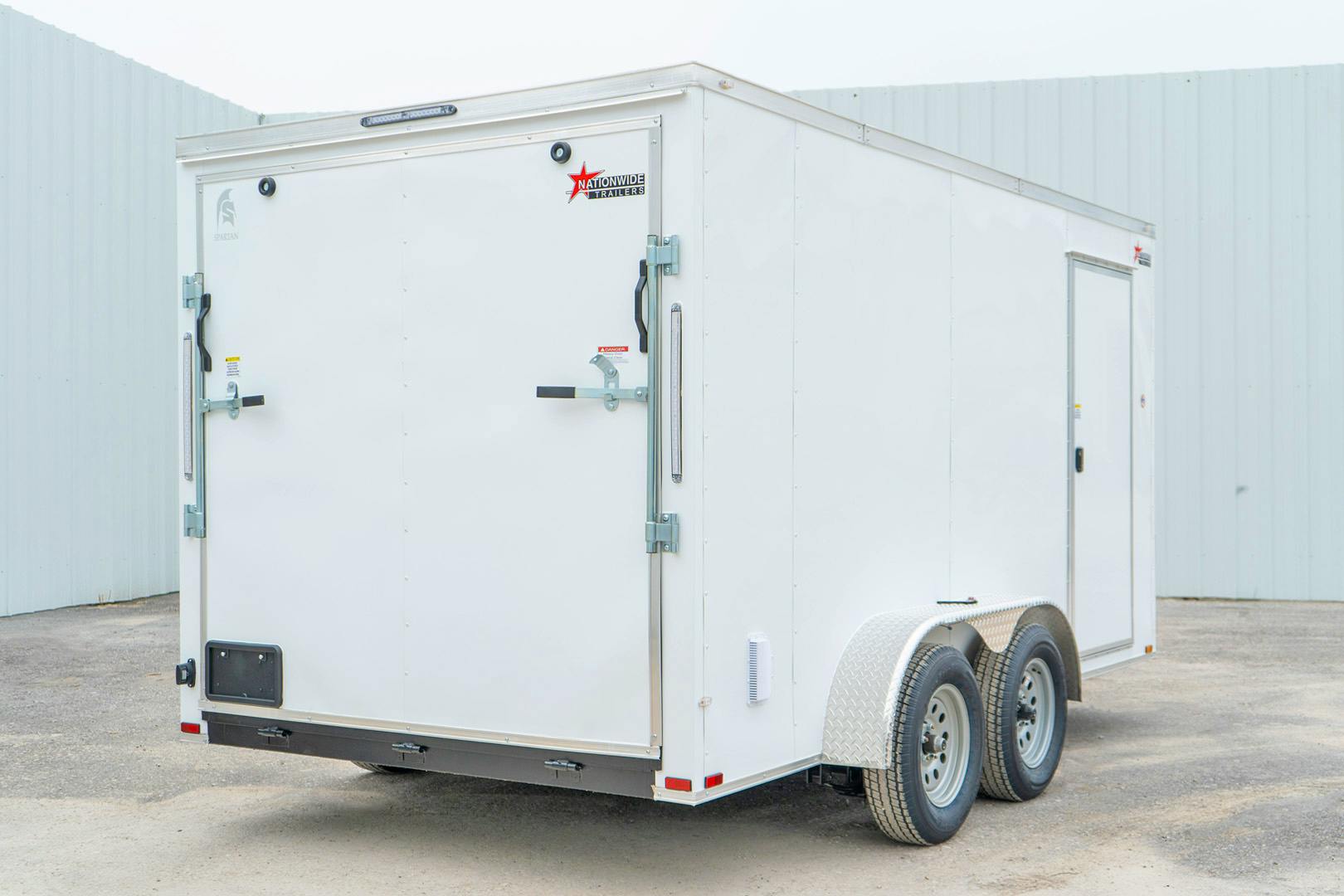 Spartan 7'x14' Enclosed Cargo Trailer w/ Rear Ramp Door (C2) - Stock #90800 - Image 14 of 19