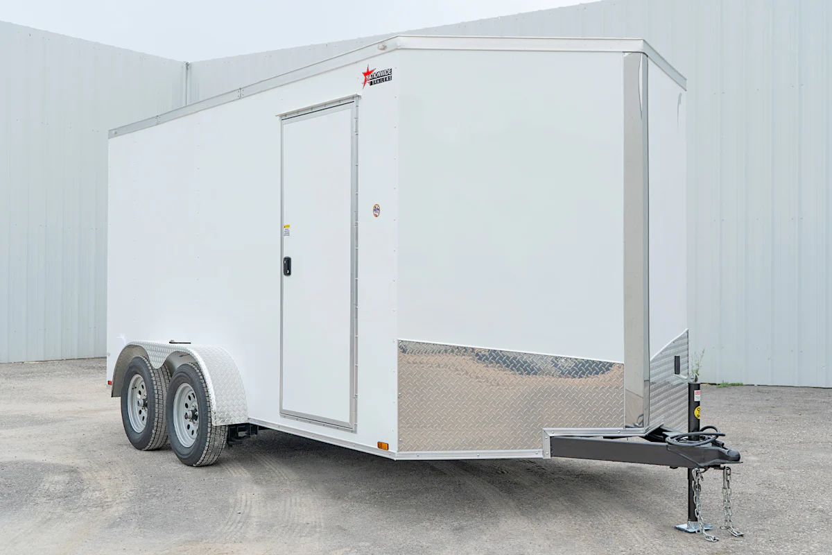 Spartan 7'x14' Enclosed Cargo Trailer w/ Rear Ramp Door (C2) - Stock #90800 - Image 2 of 19 Spartan 7'x14' Enclosed Cargo Trailer w/ Rear Ramp Door (C2) - Stock #90800 - Image 2 of 19