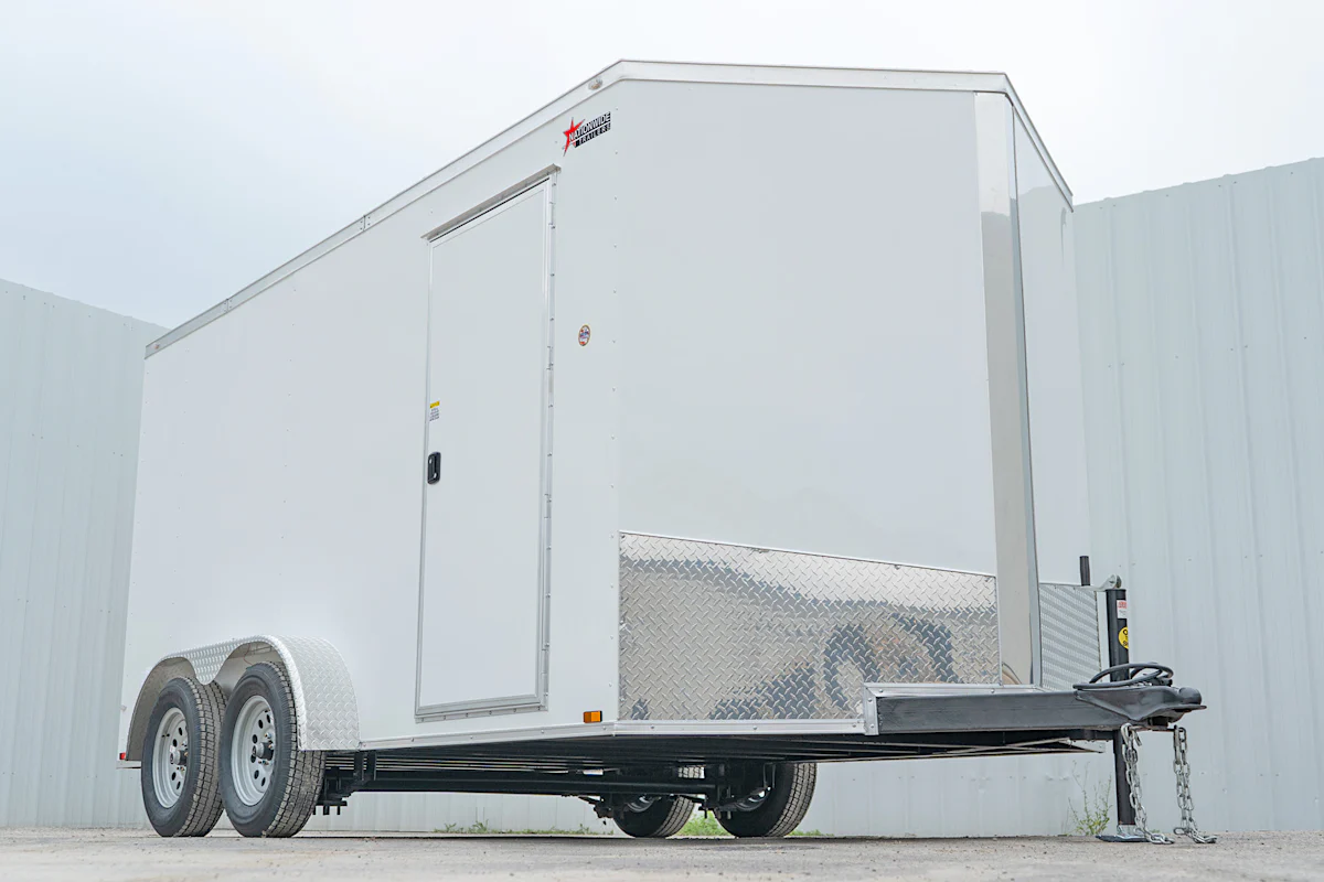 Spartan 7'x14' Enclosed Cargo Trailer w/ Rear Ramp Door (C2) - Stock #90800 - Image 3 of 19 Spartan 7'x14' Enclosed Cargo Trailer w/ Rear Ramp Door (C2) - Stock #90800 - Image 3 of 19