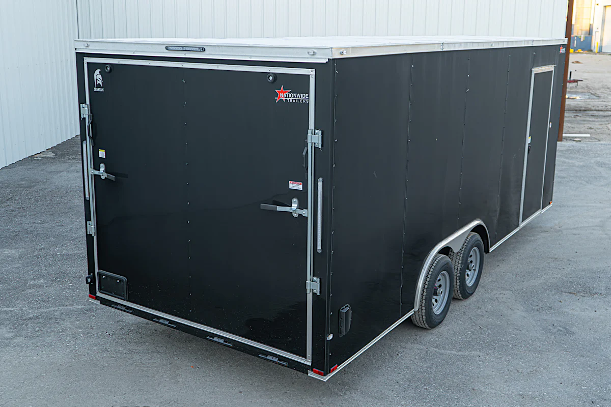 Spartan 8.5'x20' Enclosed Cargo Trailer w/ Rear Ramp Door (C2) - Stock #90801 - Image 7 of 8 Spartan 8.5'x20' Enclosed Cargo Trailer w/ Rear Ramp Door (C2) - Stock #90801 - Image 7 of 8