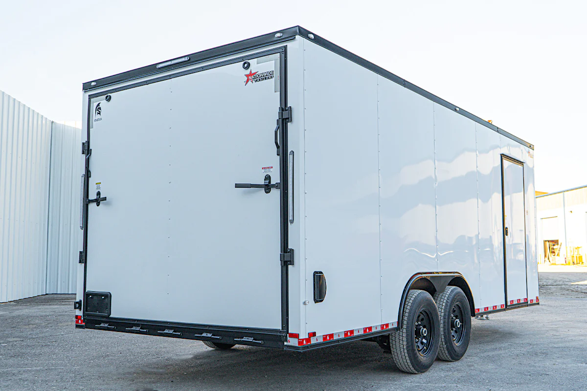 Spartan 8.5'x20' Enclosed Cargo Trailer w/ Rear Ramp Door (C2) - Stock #90826 - Image 6 of 19 Spartan 8.5'x20' Enclosed Cargo Trailer w/ Rear Ramp Door (C2) - Stock #90826 - Image 6 of 19