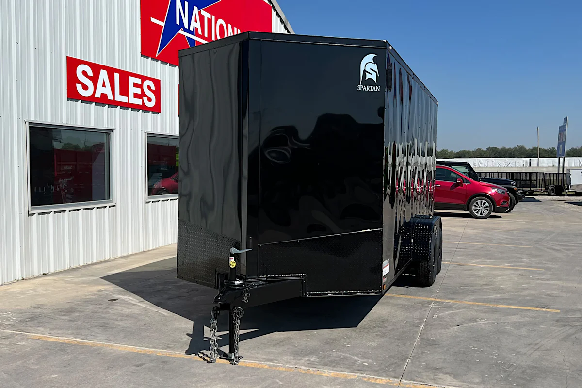 Spartan 7'x14' Enclosed Cargo Trailer w/ Rear Ramp Door (C2) - Stock #90830 - Image 3 of 6 Spartan 7'x14' Enclosed Cargo Trailer w/ Rear Ramp Door (C2) - Stock #90830 - Image 3 of 6