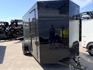 Continental Cargo 6'x12' Enclosed Cargo Trailer w/ Rear Ramp Door (V-Series)