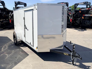 Continental Cargo 5'x10' Enclosed Cargo Trailer w/ Rear Ramp Door (C1)