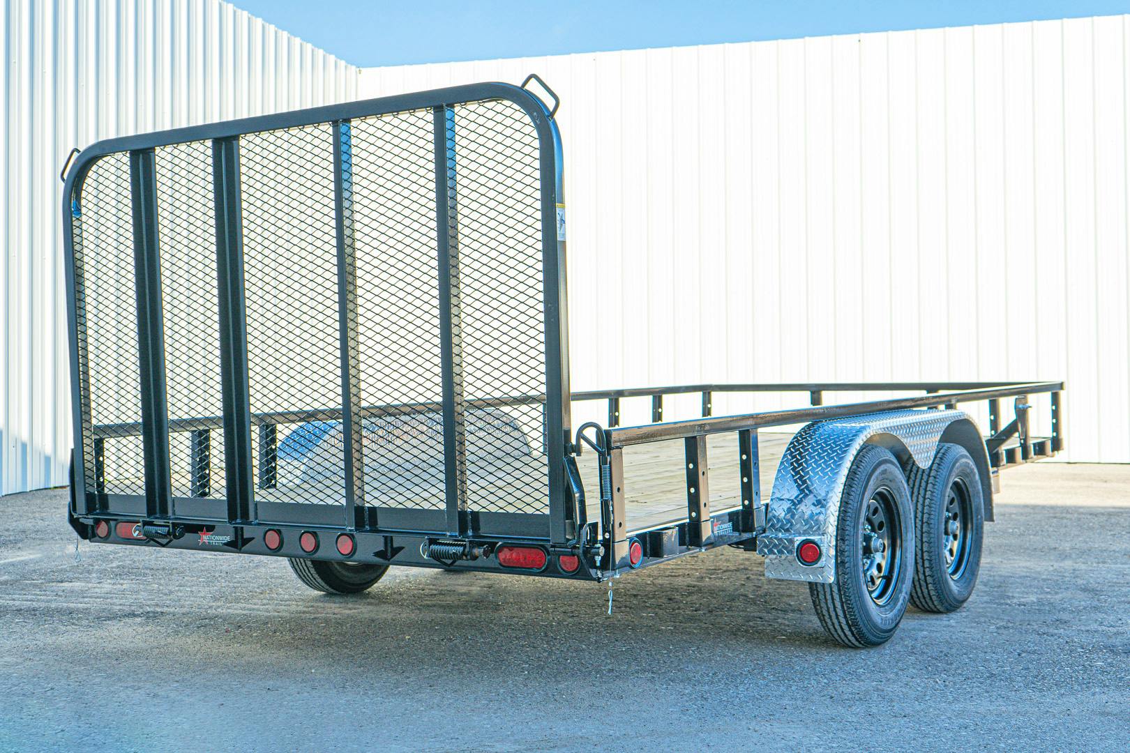 PJ Trailers 16'x83" Tandem Axle 4" Channel Utility Trailer (UL) - Stock #90856 - Image 12 of 13