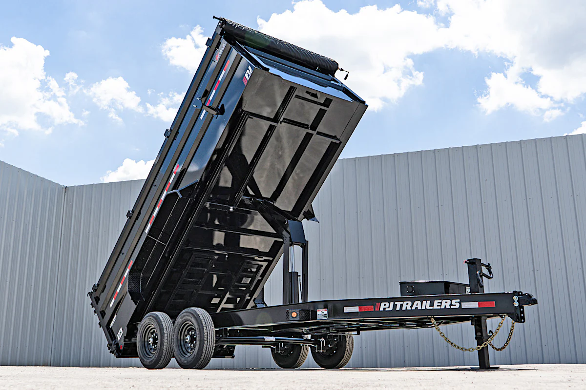 PJ Trailers 16'x83" Low Pro High Side Dump Trailer w/ 4' Sides (DM) - Stock #90862 - Image 6 of 30 PJ Trailers 16'x83" Low Pro High Side Dump Trailer w/ 4' Sides (DM) - Stock #90862 - Image 6 of 30