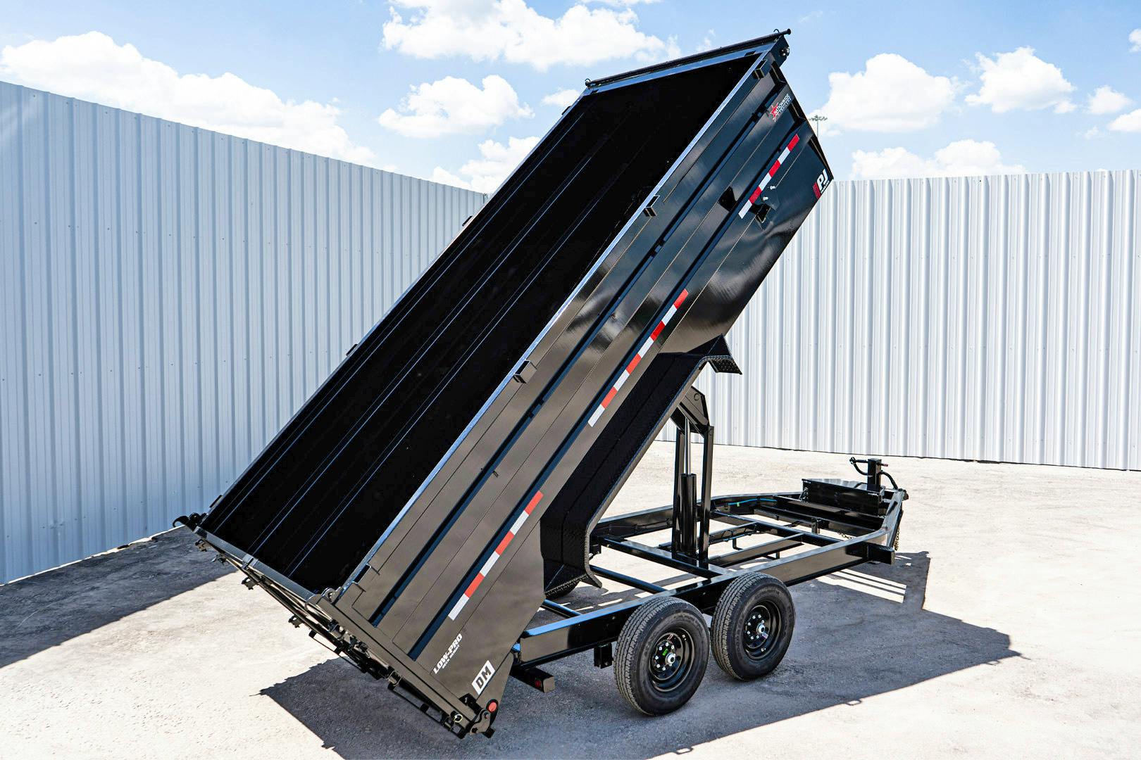 PJ Trailers 16'x83" Low Pro High Side Dump Trailer w/ 4' Sides (DM) - Stock #90862 - Image 20 of 30