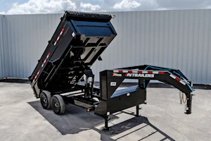 PJ Trailers 14'x83" Low Pro High Side Dump Trailer w/ 3' Sides (DM)