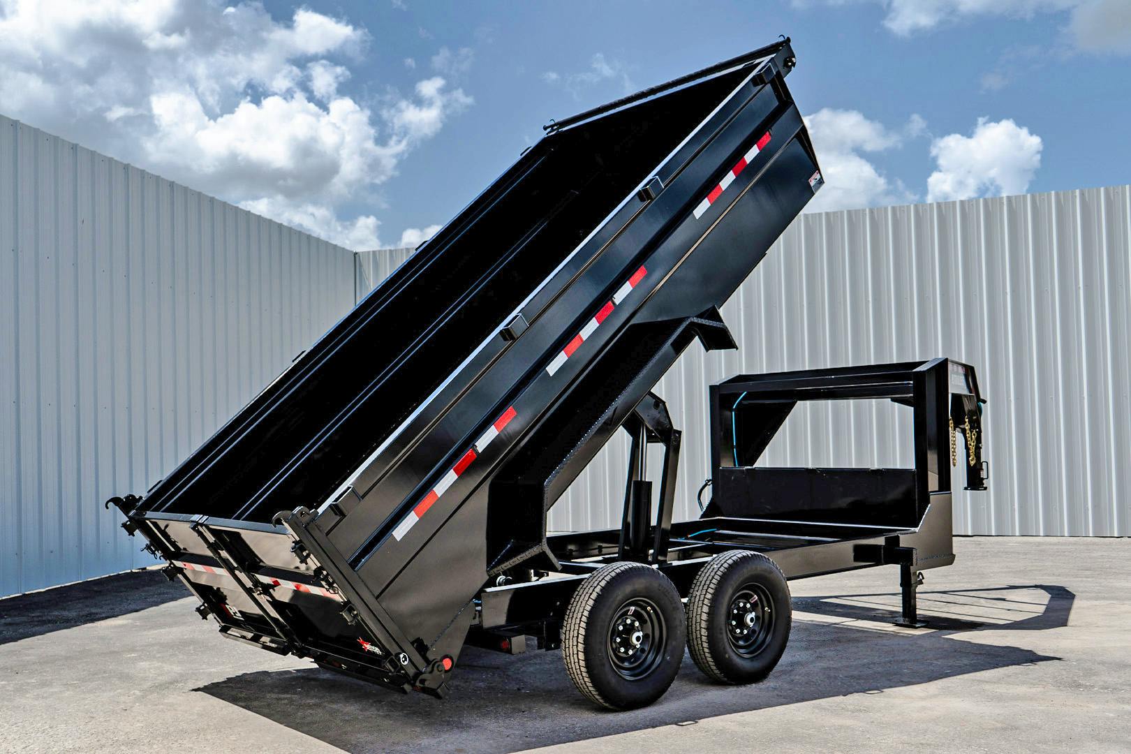 PJ Trailers 14'x83" Low Pro High Side Dump Trailer w/ 3' Sides (DM) - Stock #90865 - Image 23 of 35