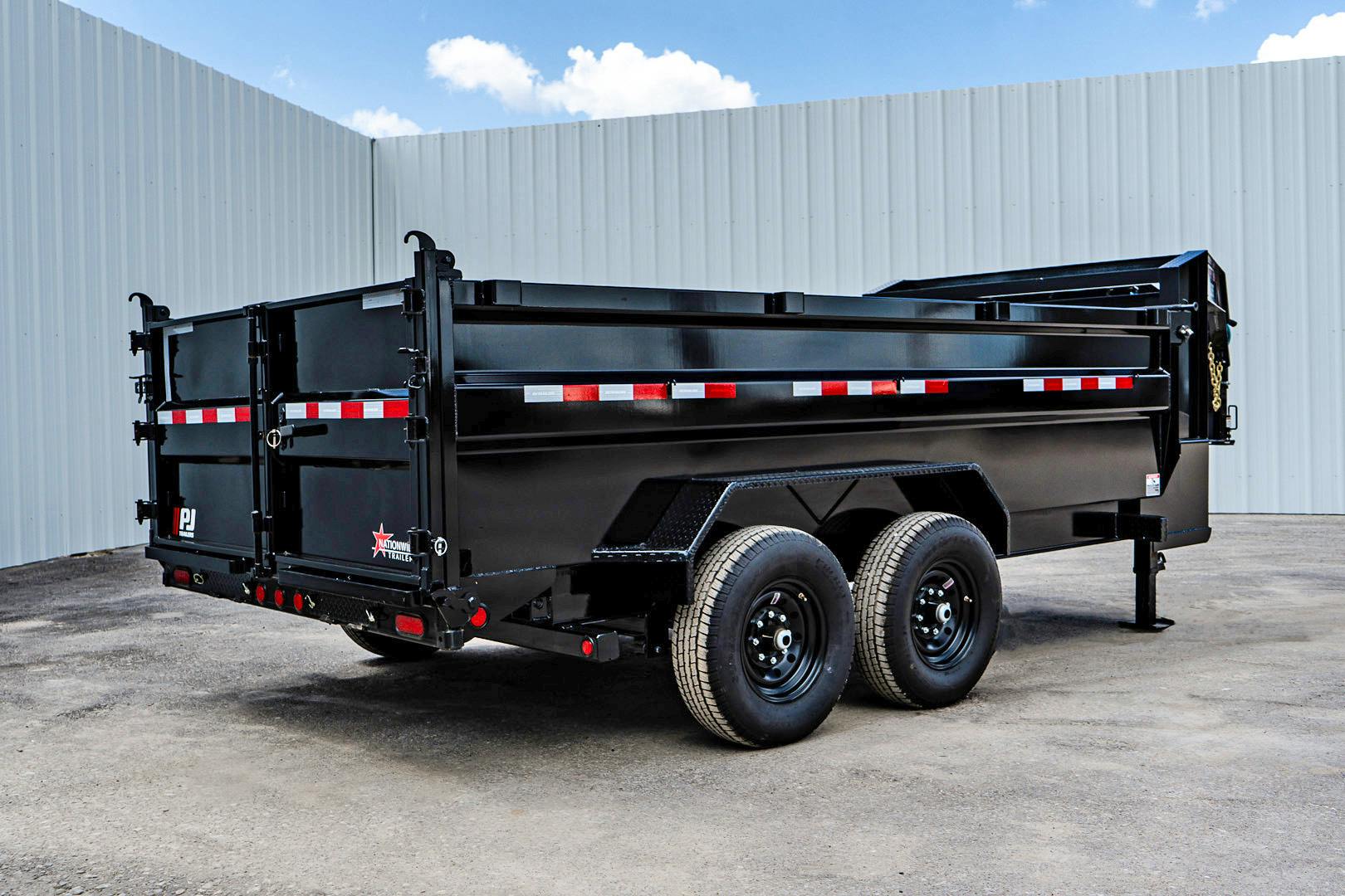 PJ Trailers 14'x83" Low Pro High Side Dump Trailer w/ 3' Sides (DM) - Stock #90865 - Image 24 of 35
