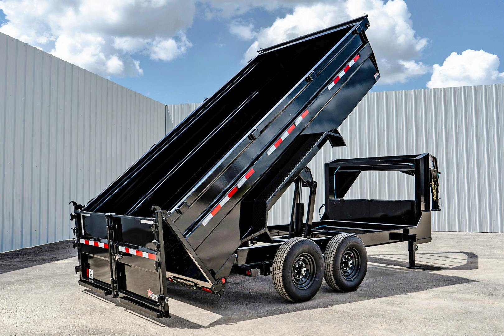 PJ Trailers 14'x83" Low Pro High Side Dump Trailer w/ 3' Sides (DM) - Stock #90865 - Image 27 of 35