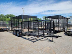 Texas Bragg 18'x83" Porta Potty Trash Trailer w/ Tandem Axle (ST) Stock #90896 - Thumbnail 1