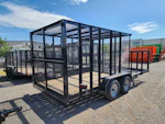 Texas Bragg 18'x83" Porta Potty Trash Trailer w/ Tandem Axle (ST) Stock #90896 - Thumbnail 2