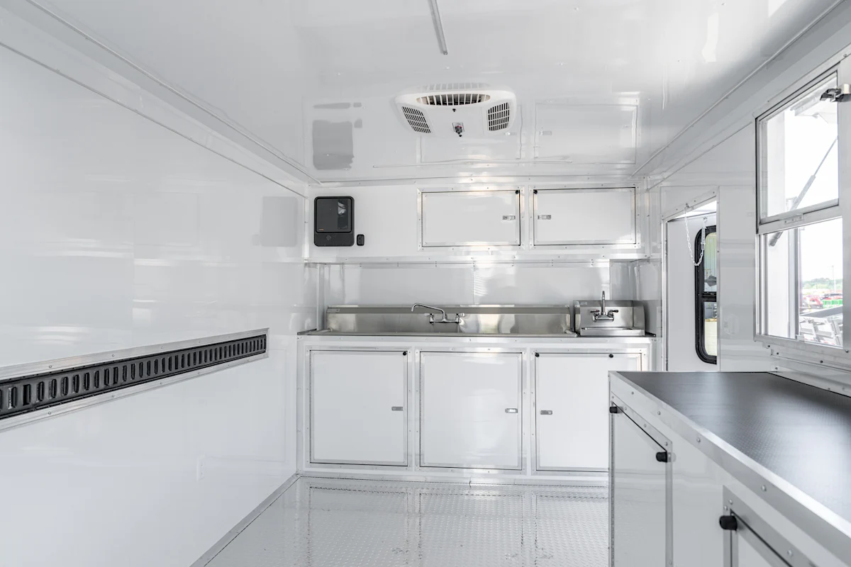 Spartan 8.5'x24' BBQ Concession Trailer (CC) - Stock #90905 - Image 9 of 11 Spartan 8.5'x24' BBQ Concession Trailer (CC) - Stock #90905 - Image 9 of 11