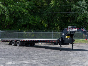 PJ Trailers USED 40'x102" Gooseneck Flatbed Trailer w/ Duals (LD)