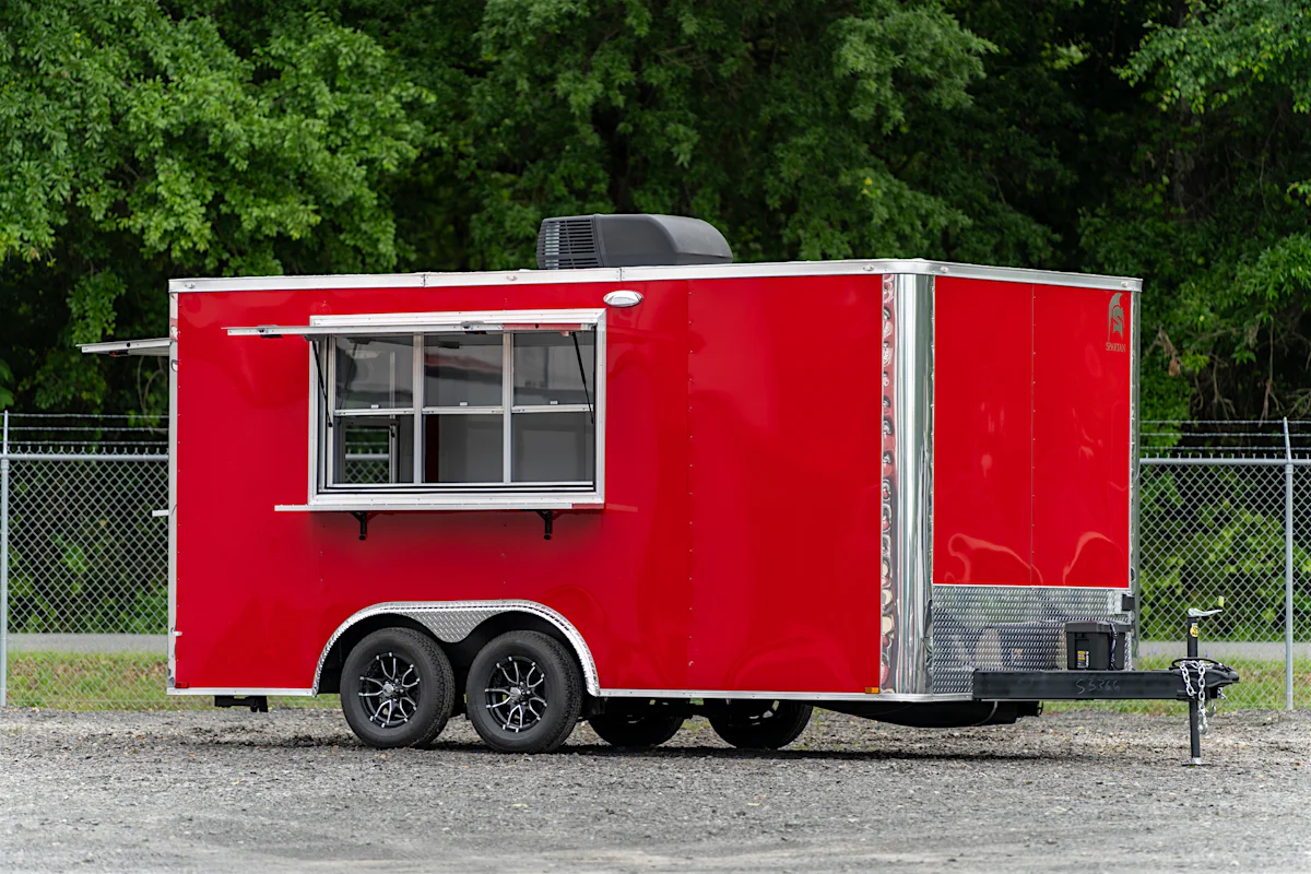 Spartan 8.5'x16' Concession Trailer (CC) - Stock #90940 - Image 10 of 11 Spartan 8.5'x16' Concession Trailer (CC) - Stock #90940 - Image 10 of 11