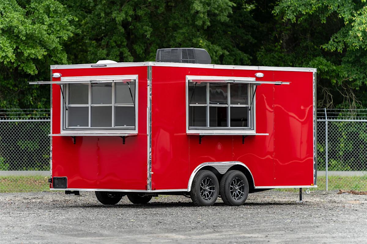 Spartan 8.5'x16' Concession Trailer (CC) - Stock #90940 - Image 1 of 11 Spartan 8.5'x16' Concession Trailer (CC) - Stock #90940 - Image 1 of 11