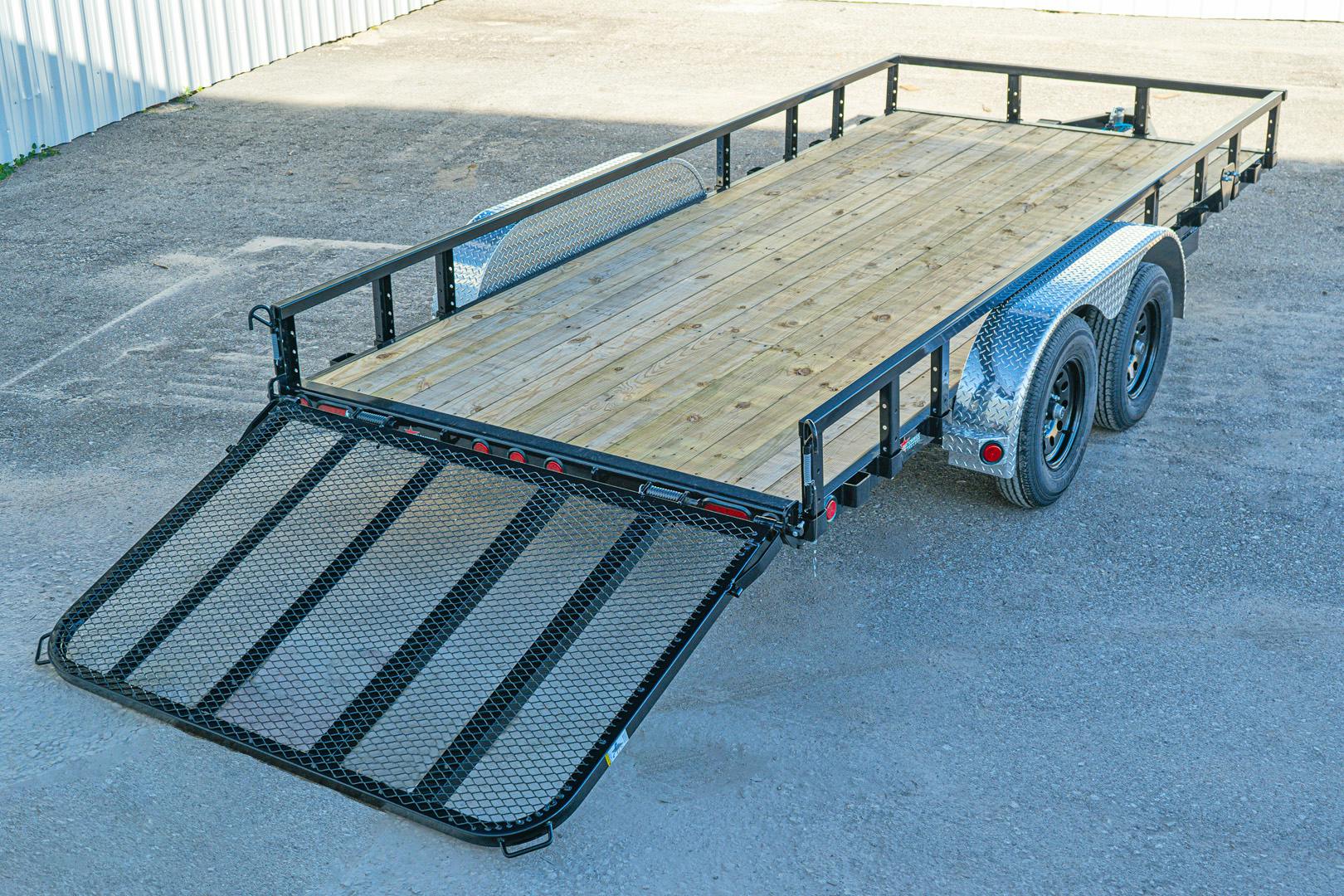 PJ Trailers 16'x83" Tandem Axle 4" Channel Utility Trailer (UL) - Stock #90944 - Image 11 of 13