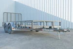 PJ Trailers 16'x83" Tandem Axle 4" Channel Utility Trailer (UL) Stock #90944 - Thumbnail 2