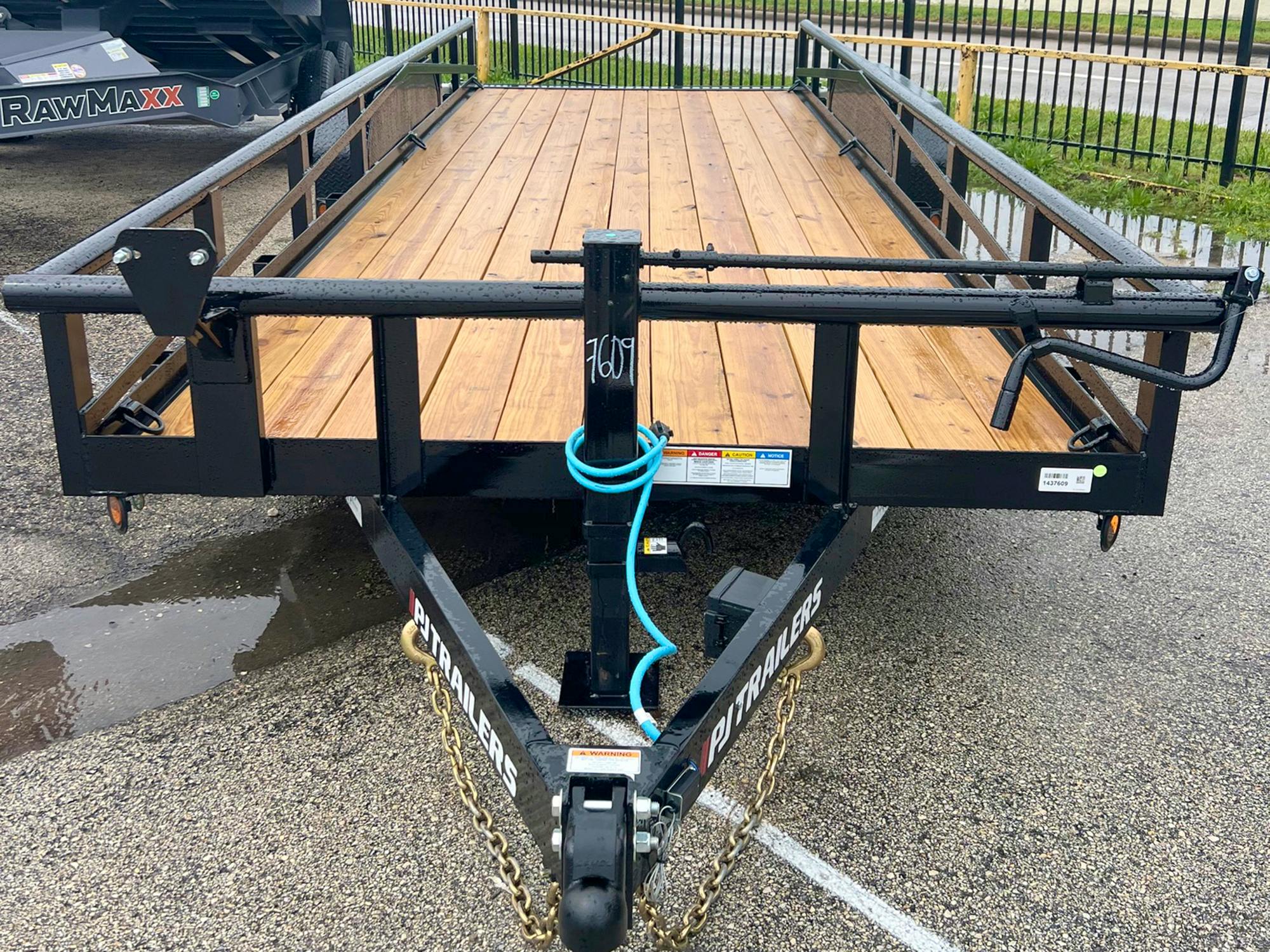 PJ Trailers 20'x83" Angle Pipetop Equipment Trailer (P8) - Stock #90949 - Image 2 of 5