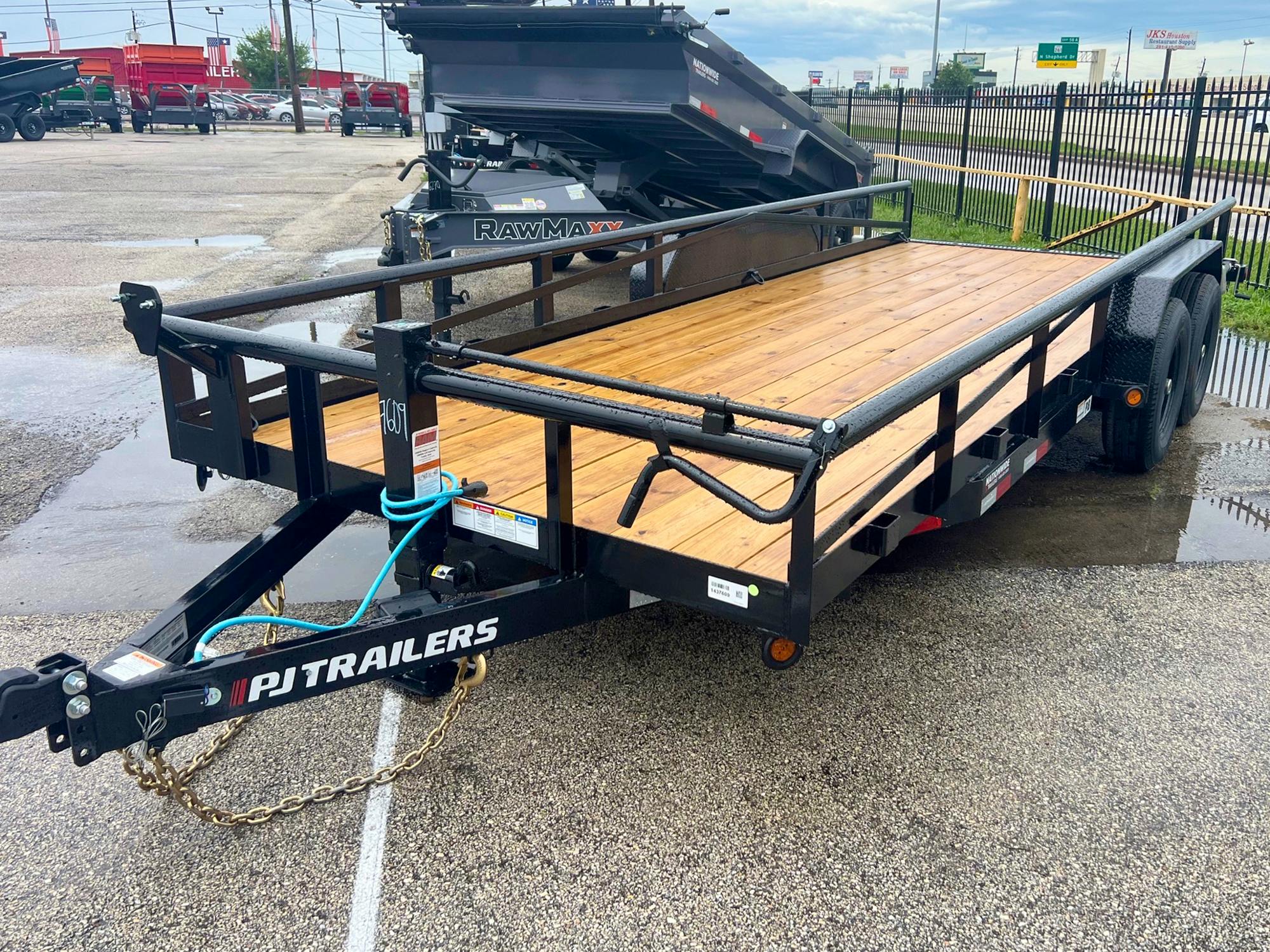 PJ Trailers 20'x83" Angle Pipetop Equipment Trailer (P8) - Stock #90949 - Image 1 of 1