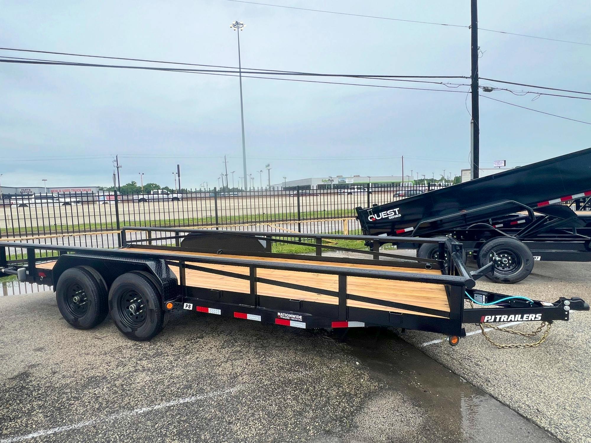 PJ Trailers 20'x83" Angle Pipetop Equipment Trailer (P8) - Stock #90949 - Image 3 of 5