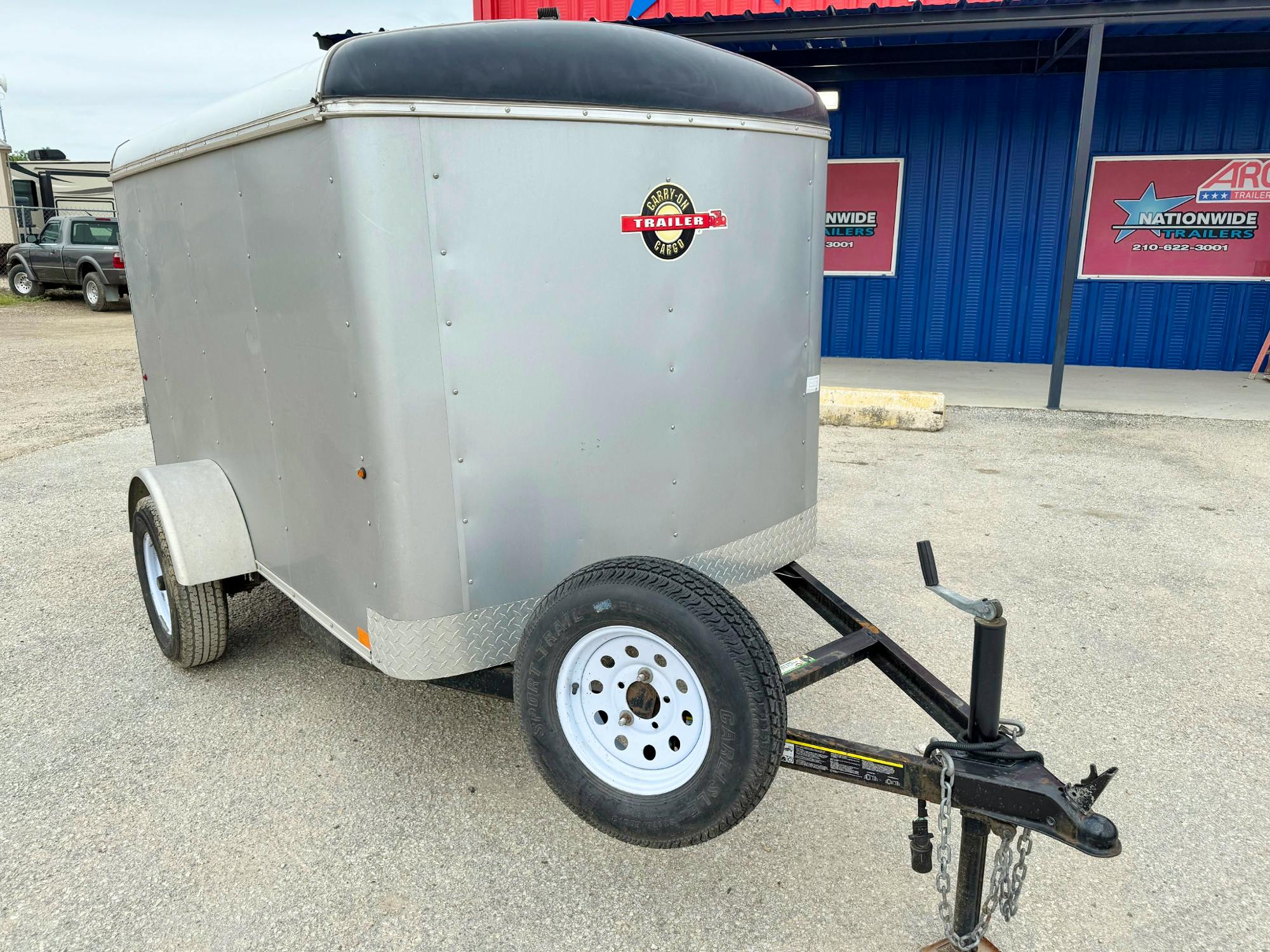 Carry On Trailers USED 5'x8' Cargo Trailer w/ Rear Barn Door - Stock #90961 - Image 1 of 3