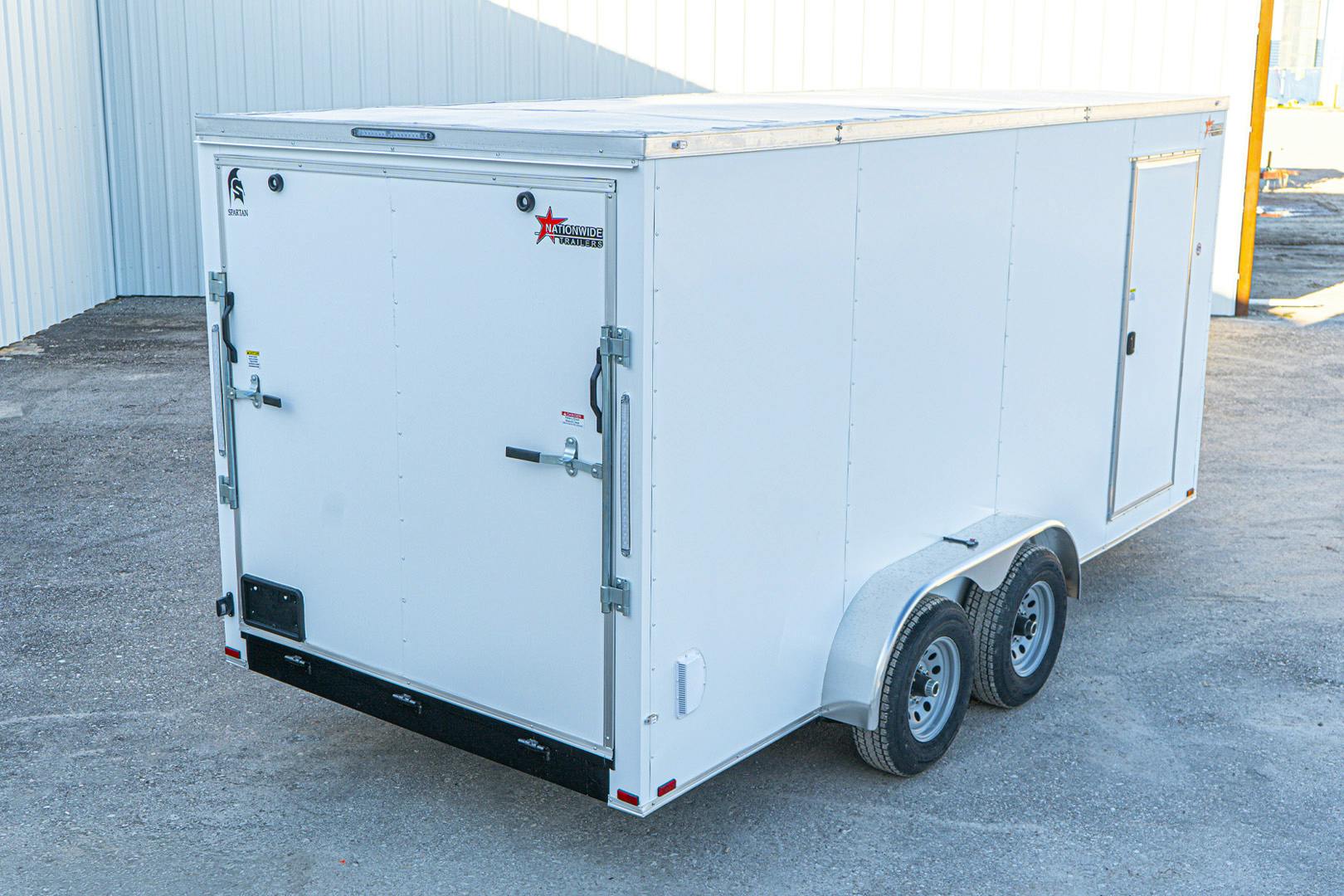 Spartan 7'x16' Enclosed Cargo Trailer w/ Rear Ramp Door (C2) - Stock #90962 - Image 13 of 19