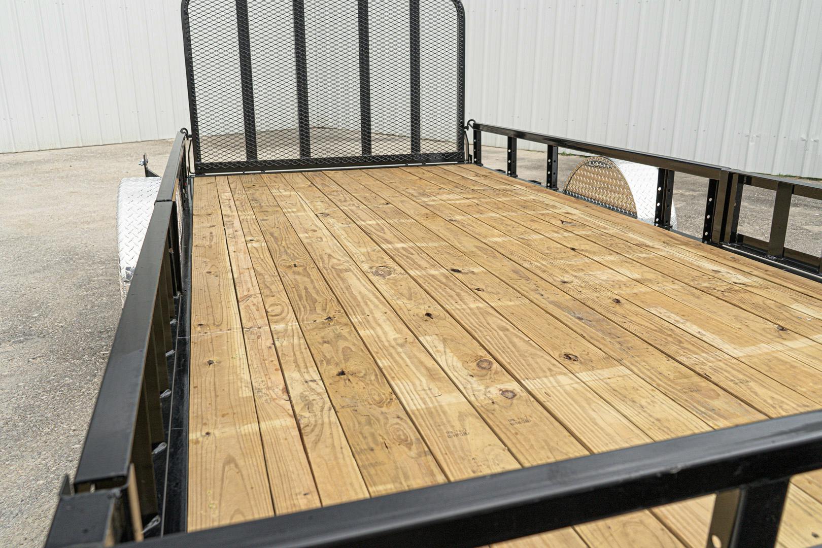 PJ Trailers 14'x83" Single Axle 4" Channel Utility Trailer (U8) - Stock #90969 - Image 9 of 19