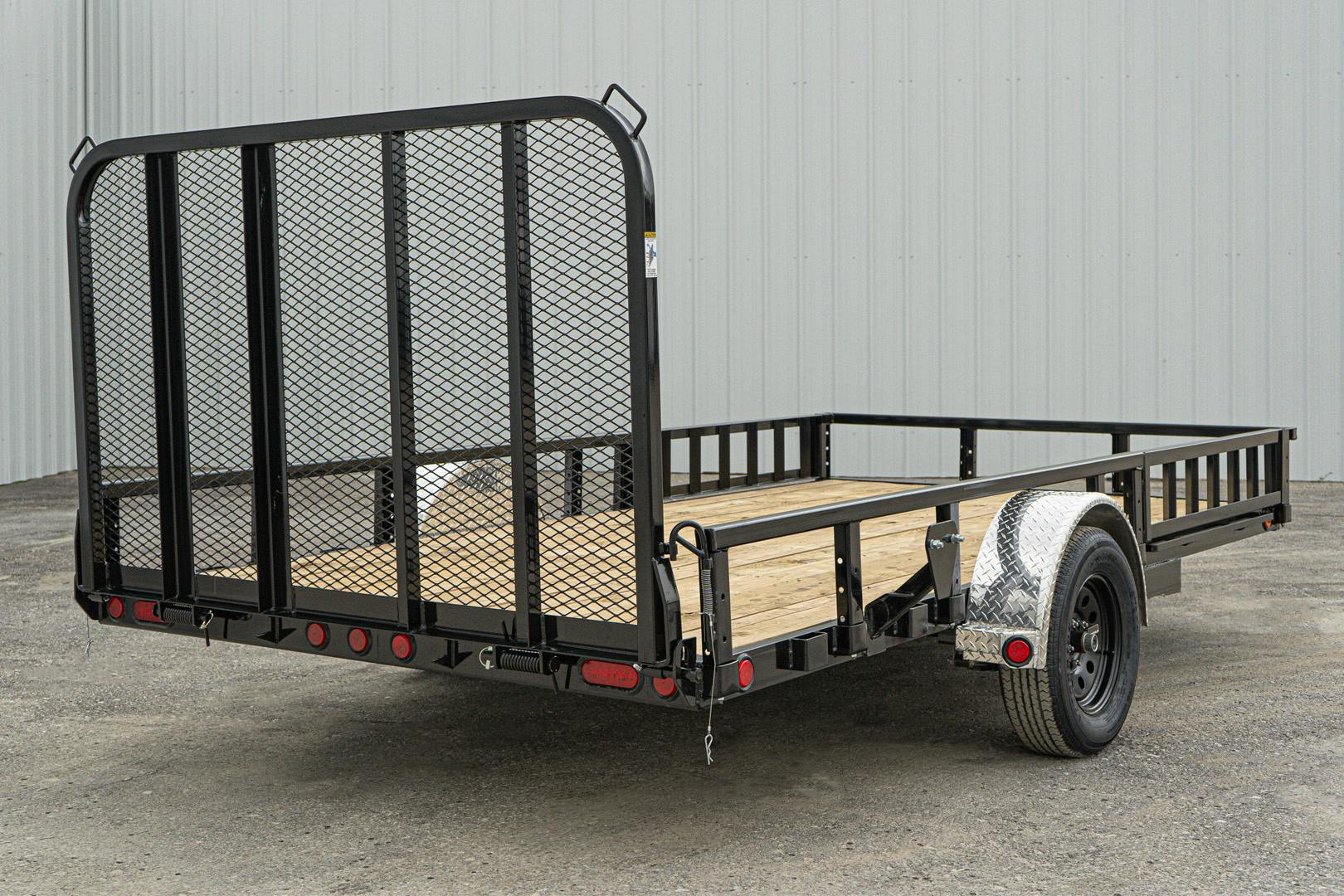 PJ Trailers 14'x83" Single Axle 4" Channel Utility Trailer (U8) - Stock #90969 - Image 16 of 19
