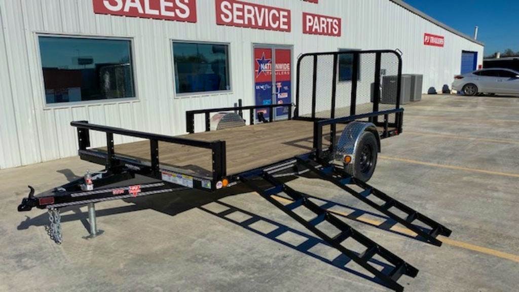 PJ Trailers 14'x83" Single Axle 4" Channel Utility Trailer (U8) - Stock #90969 - Image 18 of 19