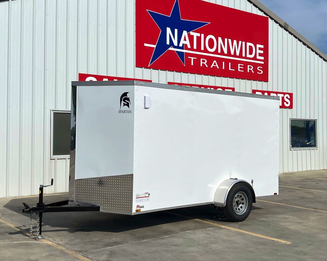 Spartan 6'x12' Enclosed Cargo Trailer w/ Rear Ramp Door (C1) - Stock #90971 - Image 1 of 1