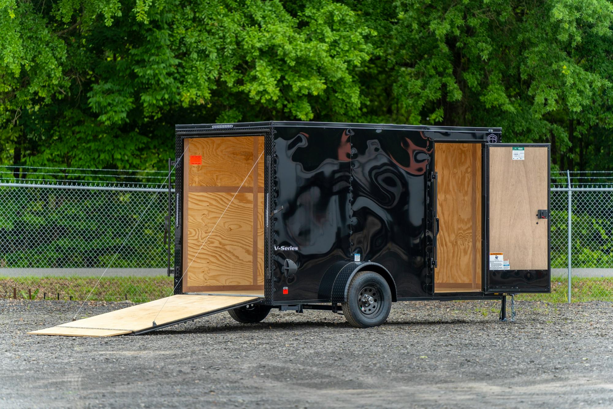 Continental Cargo 6'x12' Enclosed Cargo Trailer w/ Rear Ramp Door (V-Series) - Stock #90975 - Image 3 of 4