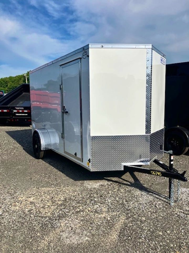 Continental Cargo 6'x12' Enclosed Cargo Trailer w/ Rear Ramp Door (V-Series) - Stock #90976 - Image 1 of 9