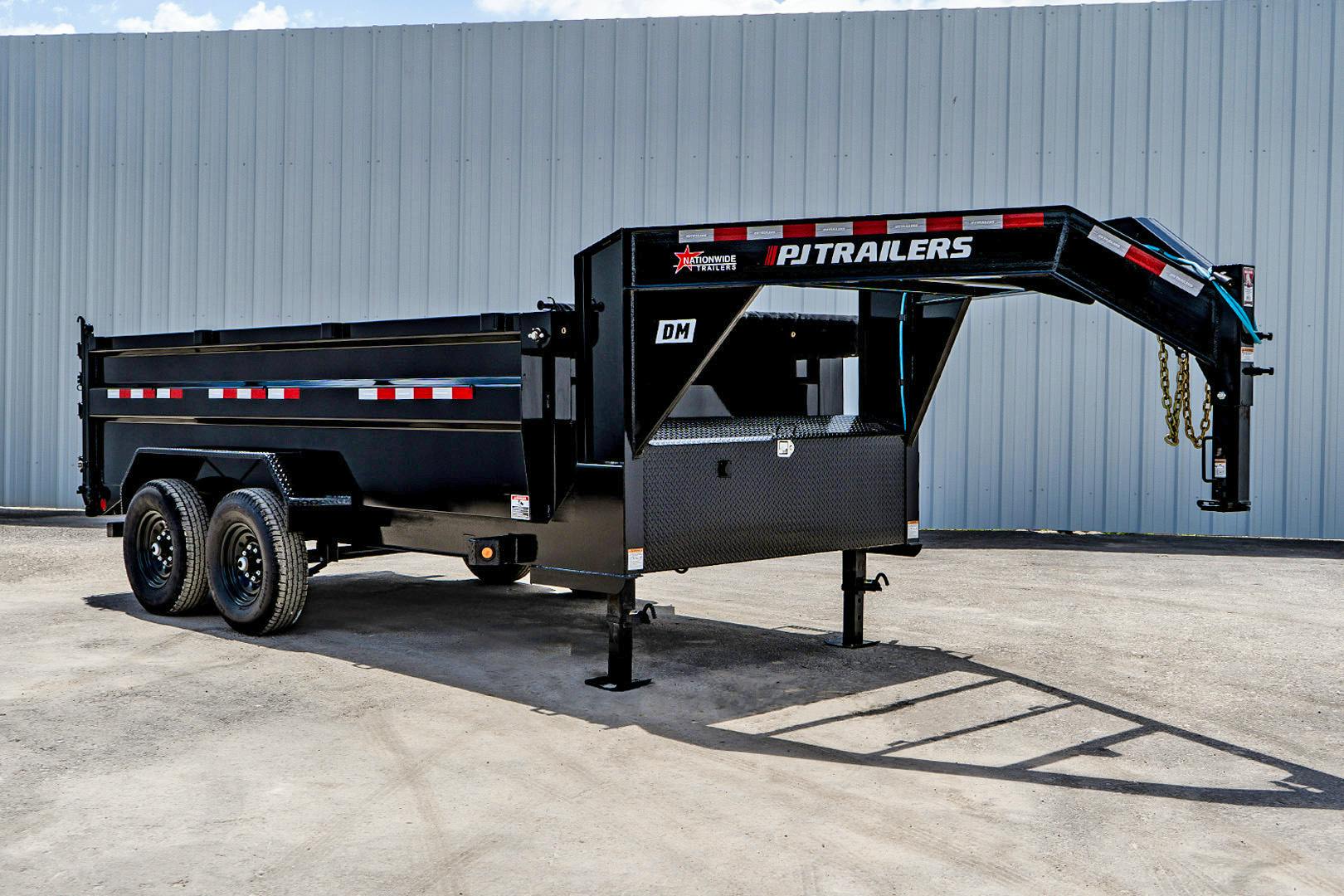 PJ Trailers 14'x83" Low Pro High Side Dump Trailer w/ 3' Sides (DM) - Stock #90993 - Image 4 of 35