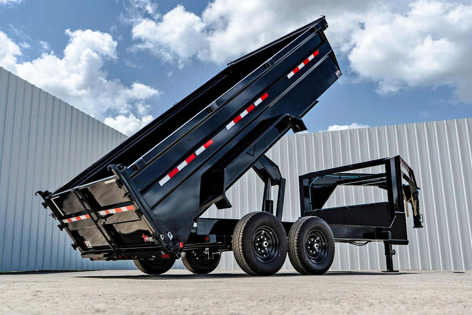 PJ Trailers 14'x83" Low Pro High Side Dump Trailer w/ 3' Sides (DM) - Stock #90993 - Image 25 of 35