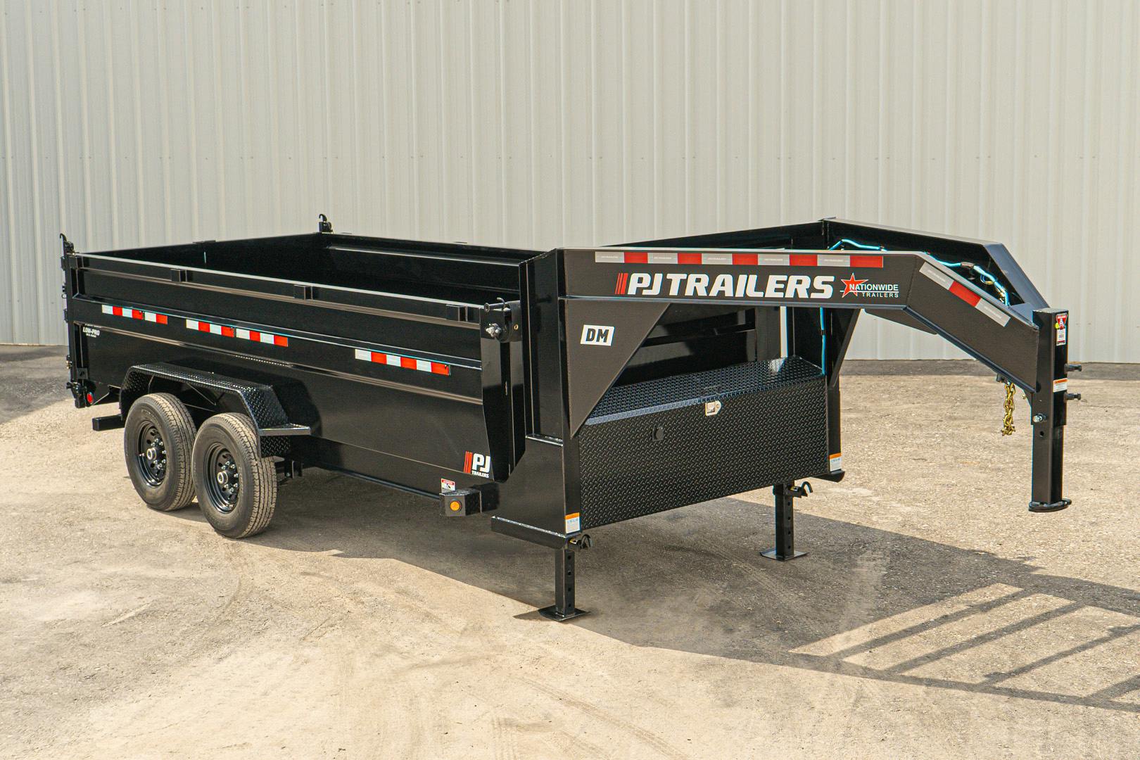 PJ Trailers 16'x83" Low Pro High Side Dump Trailer w/ 3' Sides (DM) - Stock #90996 - Image 3 of 28
