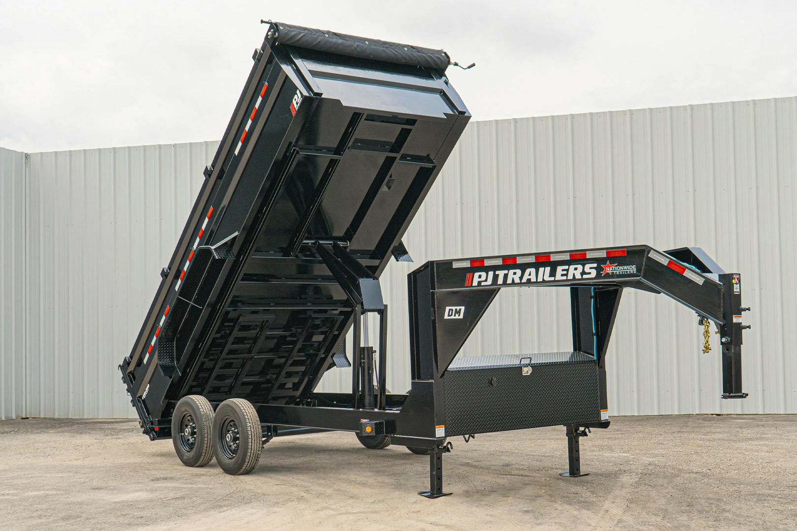 PJ Trailers 16'x83" Low Pro High Side Dump Trailer w/ 3' Sides (DM) - Stock #90996 - Image 4 of 28