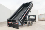 PJ Trailers 16'x83" Low Pro High Side Dump Trailer w/ 3' Sides (DM) Stock #90996 - Thumbnail 1